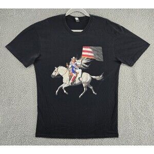 Cowboy Carter Shirt Mens Large Black Beyonce Western Horse Concert Tour Tee